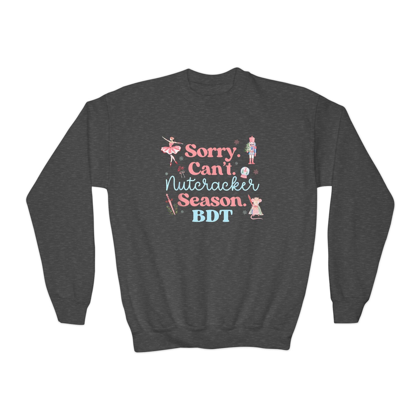 Youth “Sorry. Can’t" Crewneck