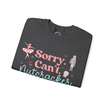 Adult "Sorry. Can't" Crewneck
