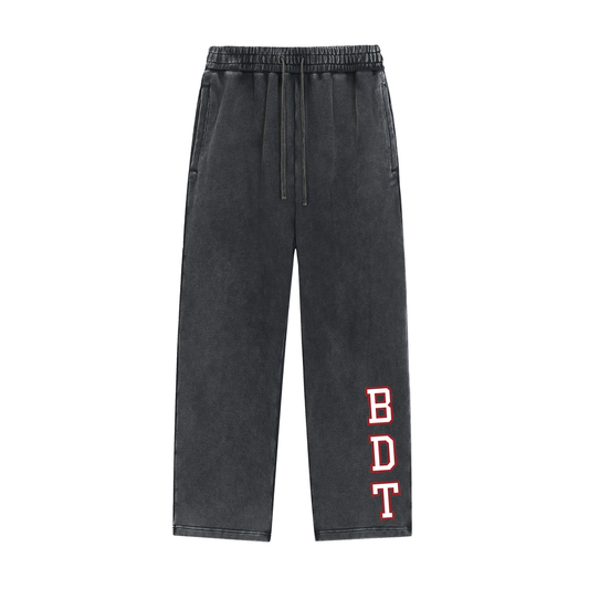 Adult Snow Wash Wide Leg Sweatpants