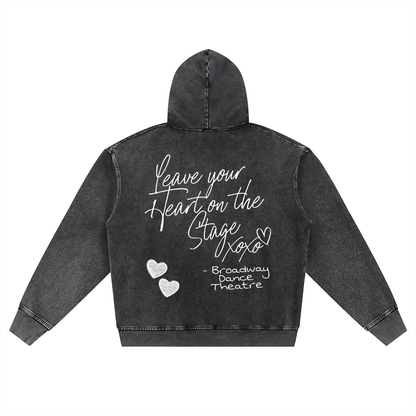 Adult Leave Your Heart on the Stage Zip Up