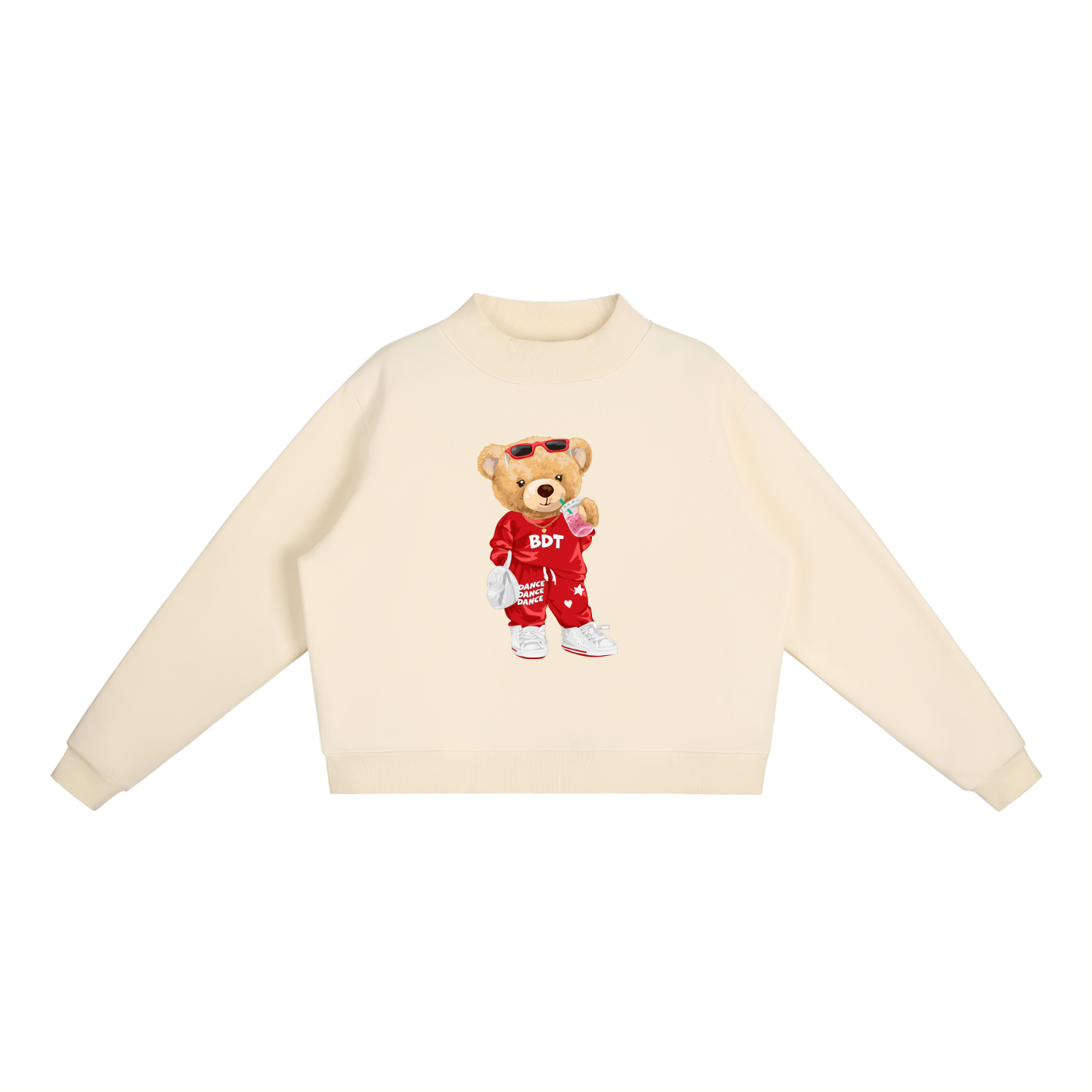 Adult Mock Neck Crew