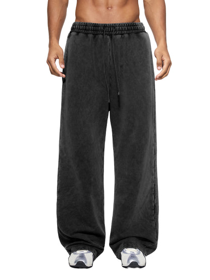 Adult Snow Wash Wide Leg Sweatpants